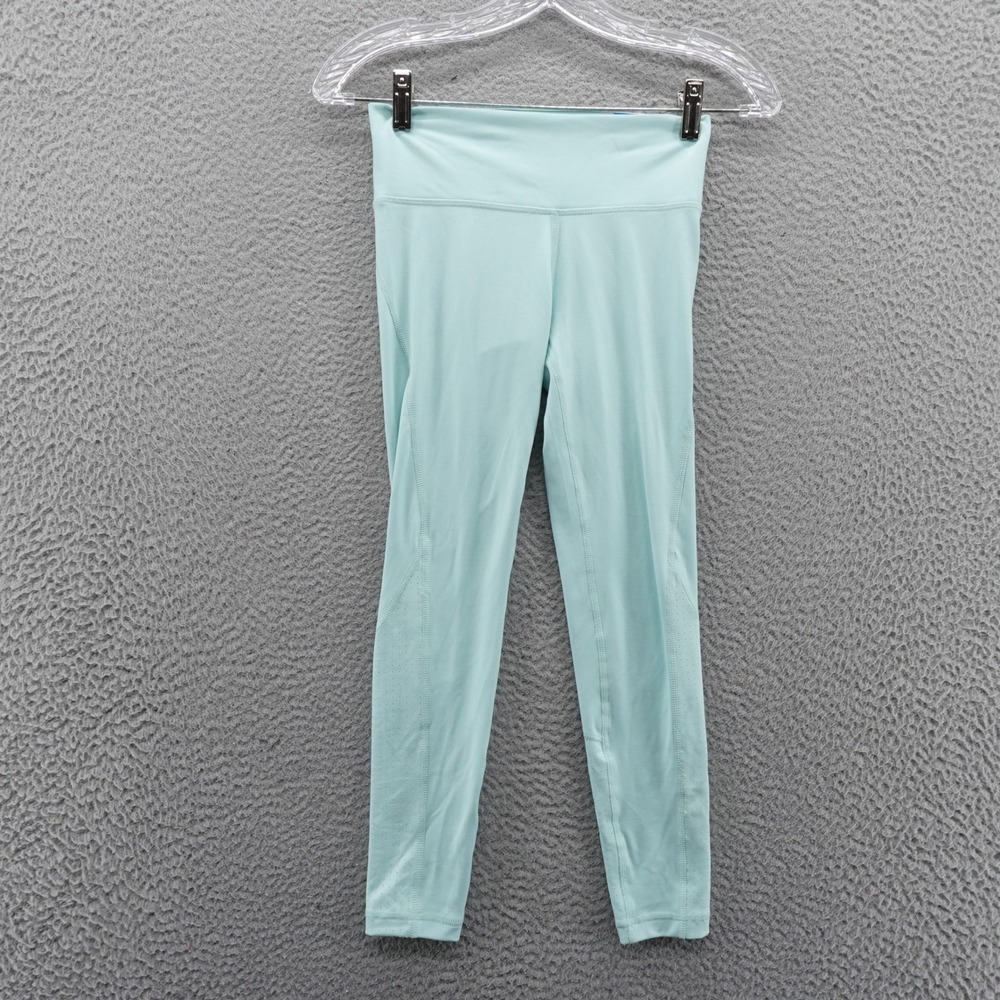 DSG Momentum Girls High Rise Leggings Light Aqua Blue Size S 8-9 NWT
